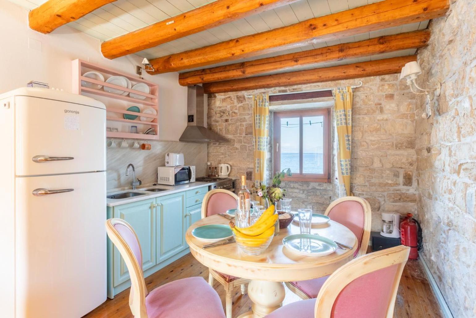 Spiros Jetty House Apartment Longos  Bagian luar foto