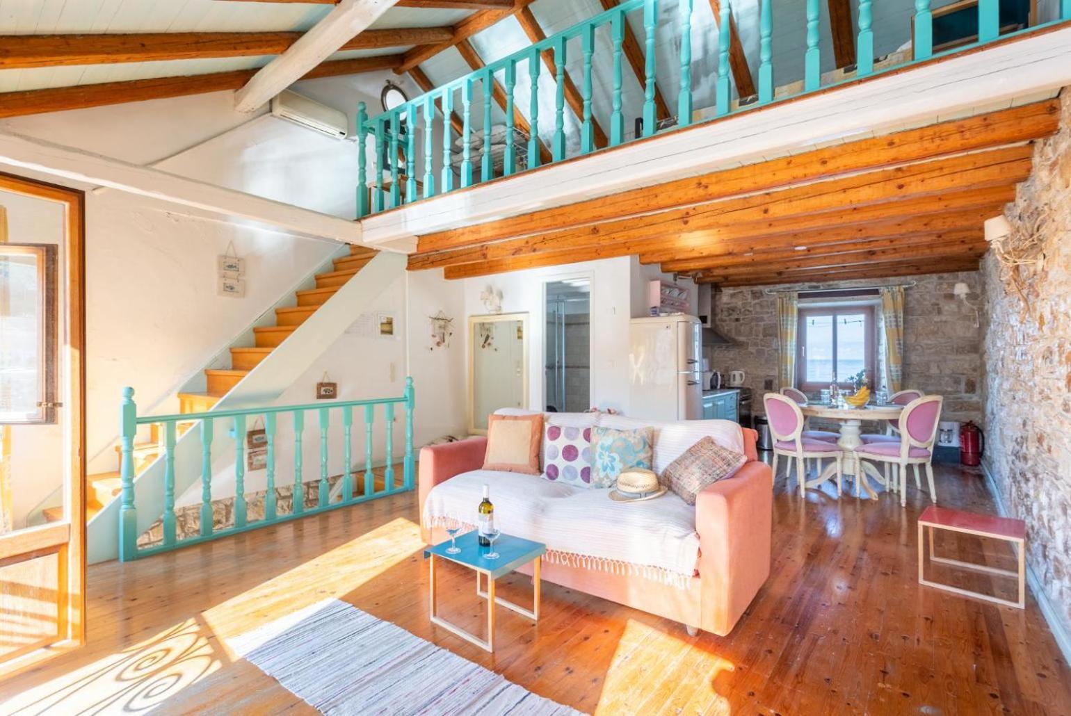 Spiros Jetty House Apartment Longos  Bagian luar foto